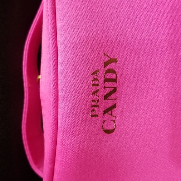 PRADA CANDY Cosmetic Makeup Case Barbie Pink New - Picture 2 of 9